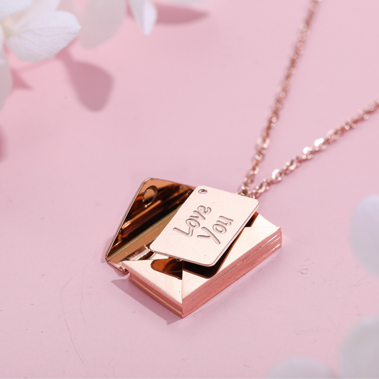 LOVE LETTER NECKLACE + BOX