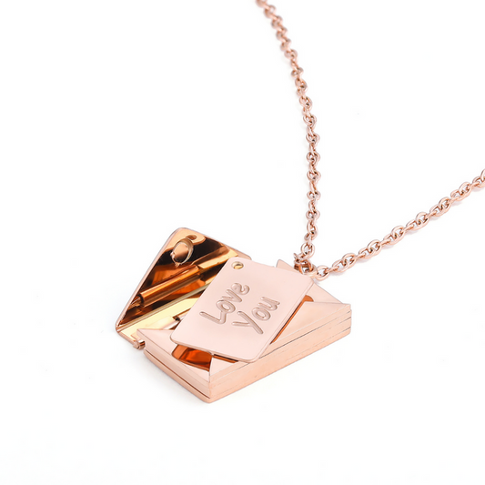 LOVE LETTER NECKLACE + BOX